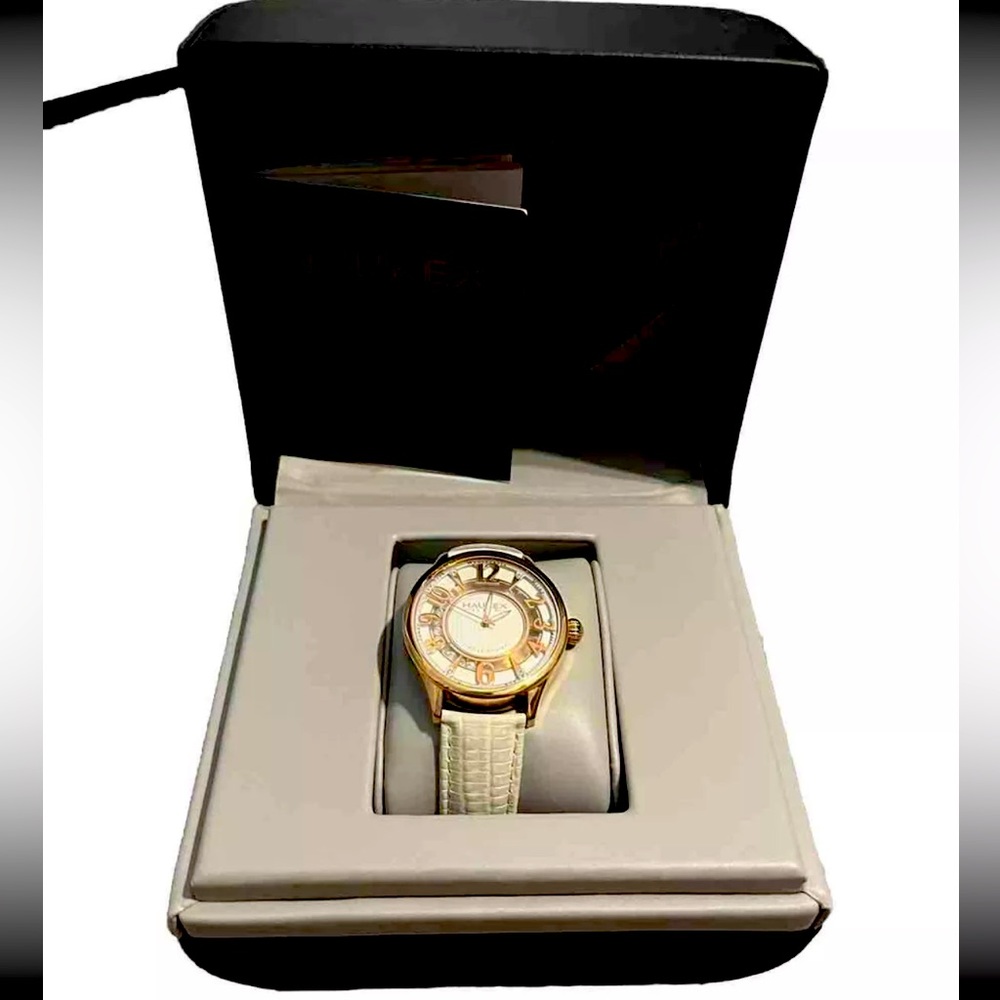 Haurex Preziosa Rose Gold Crystal Watch